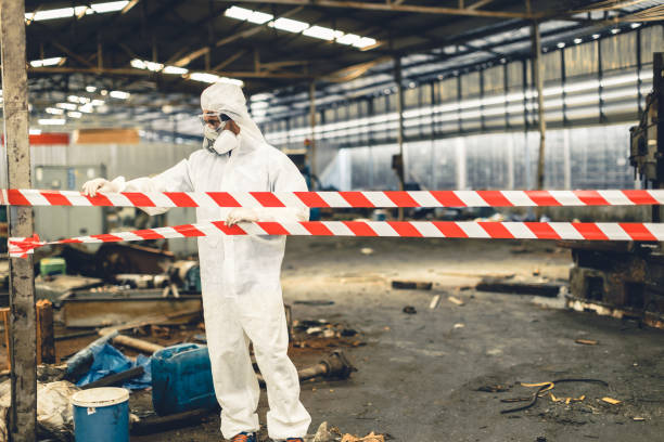 Professional Drug Lab Cleanup technician working in Columbia, MO